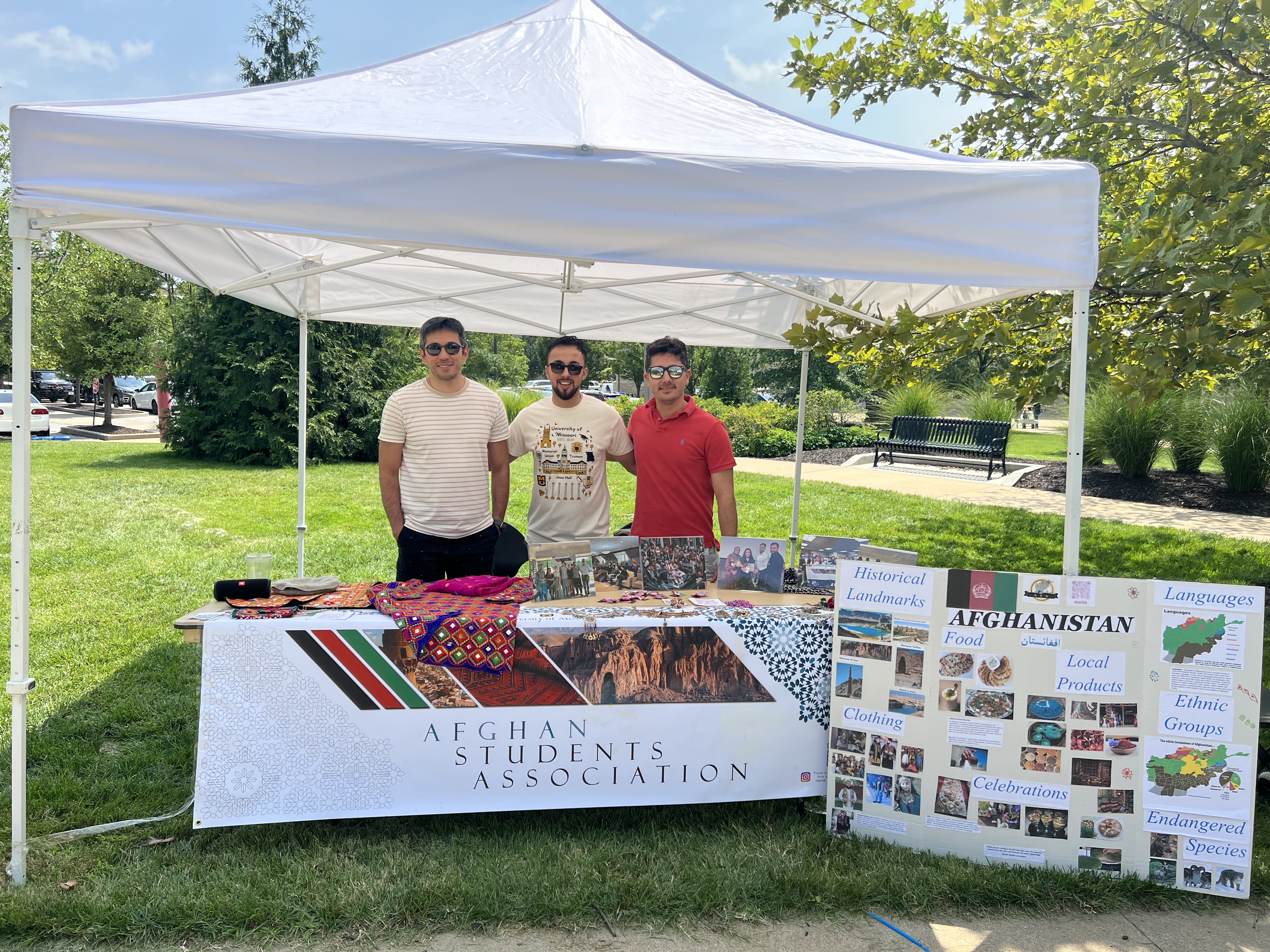 Sadat is president of the Afghan Student Association