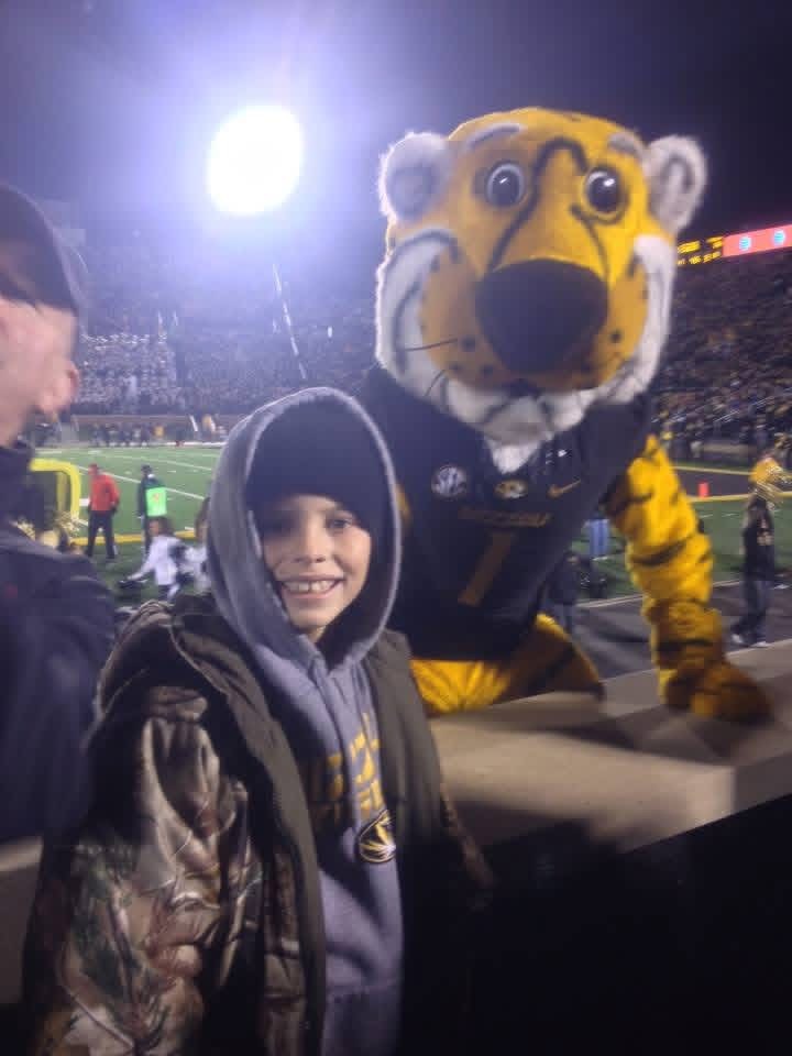 Jack Pope at the age of 9