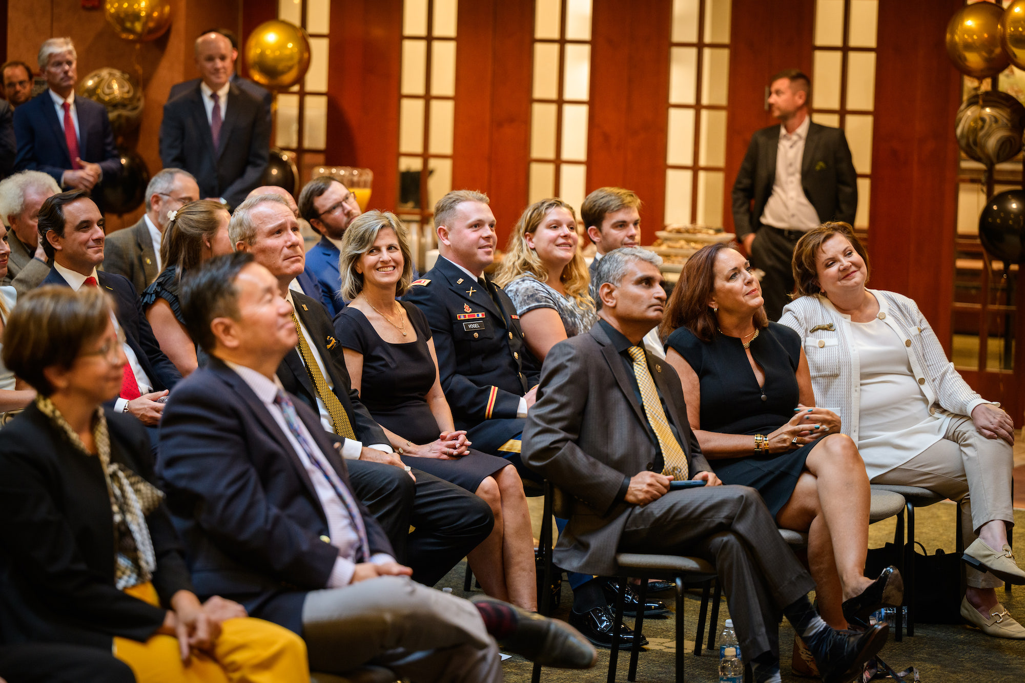 Dean Rajagopalan at Vogel gift announcement.