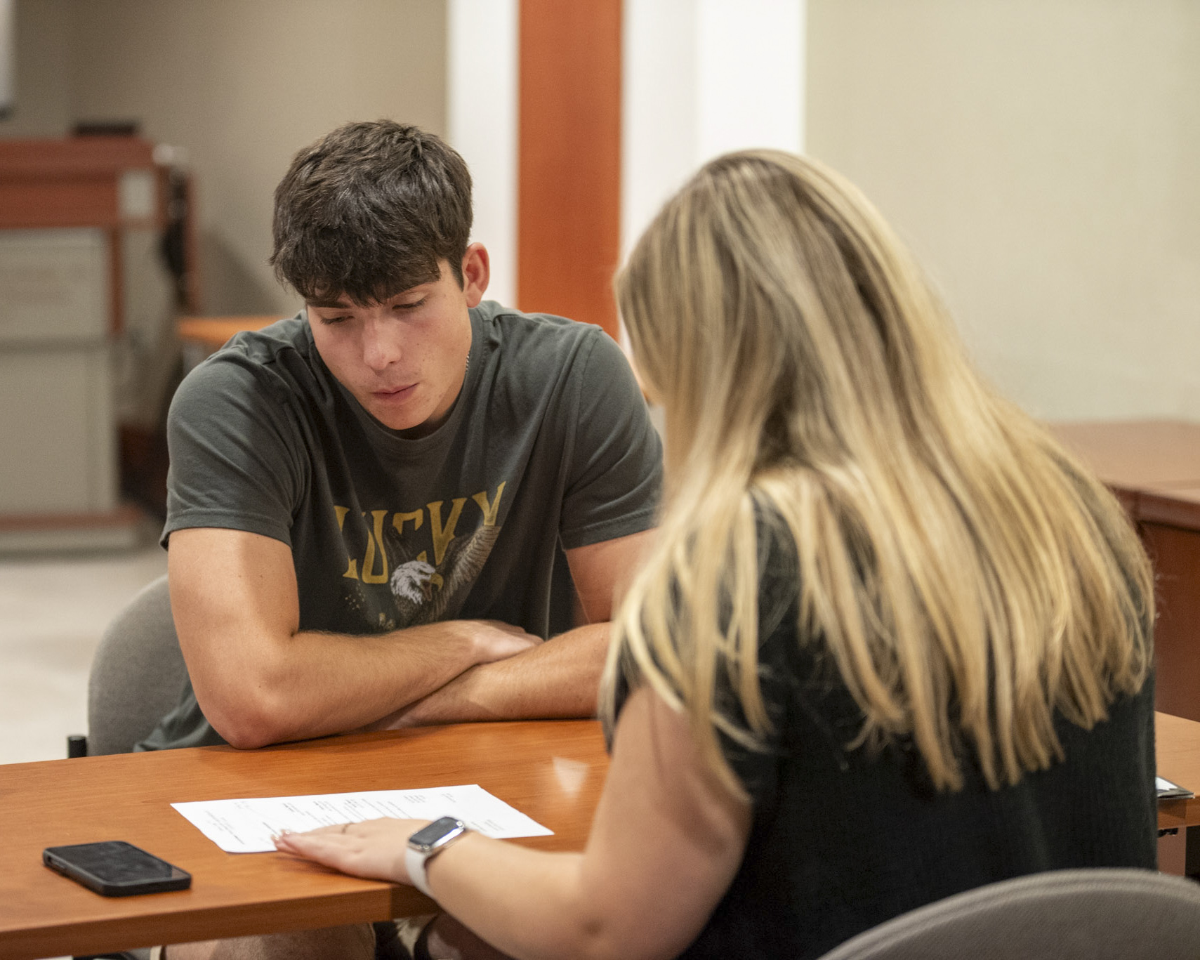 student get help with their resume