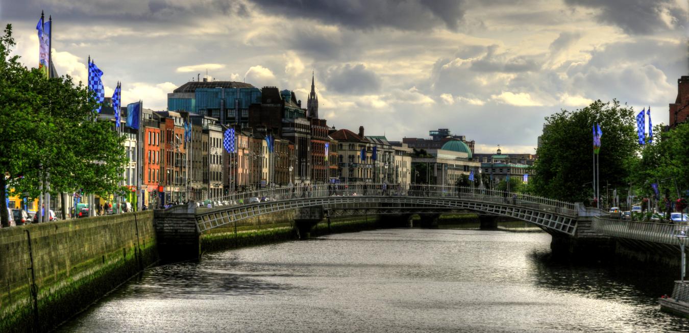 River Liffey in Dublin, Ireland