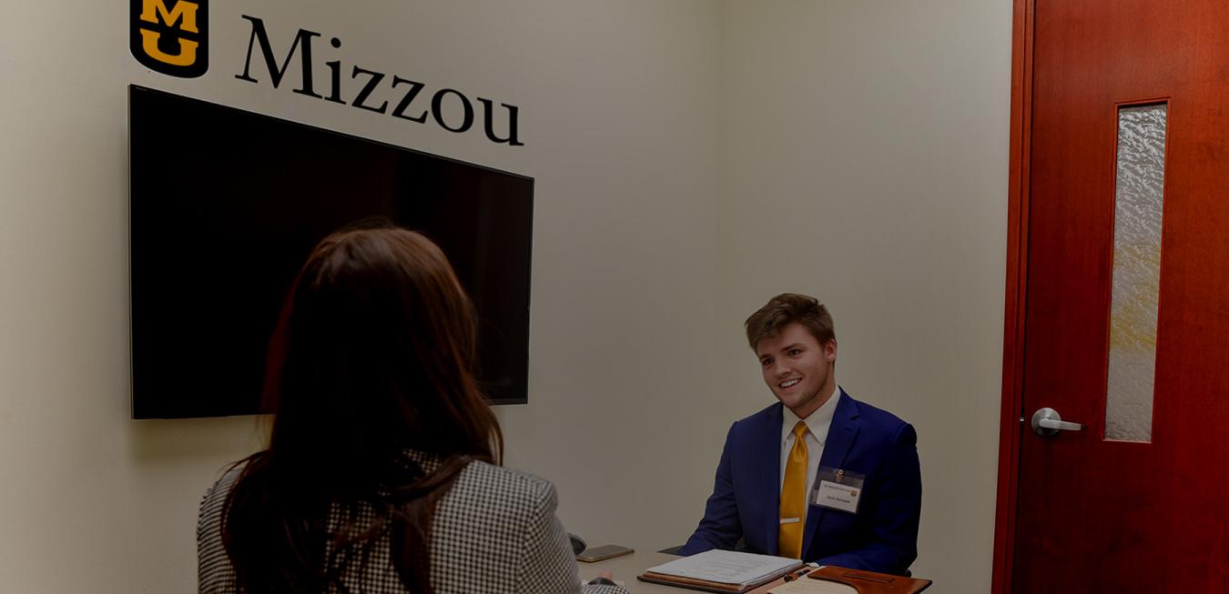 Trulaske student pitching idea photo