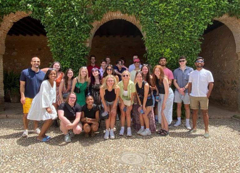 Tigers around the world group of students