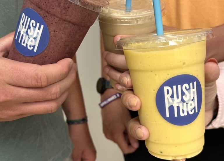 Students with Drinks