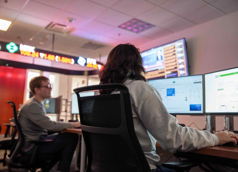 Bloomberg trading hall