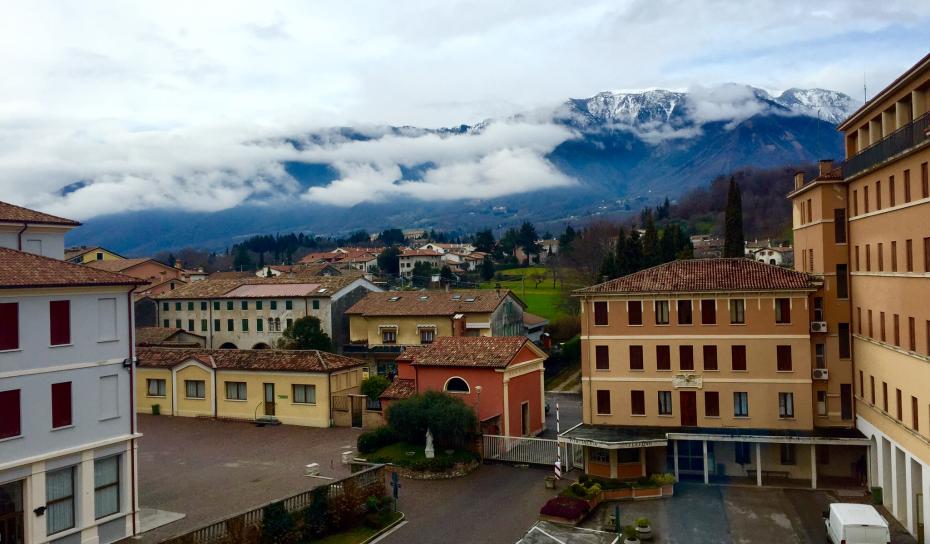 Image: Mt. Grappa overlooking the city