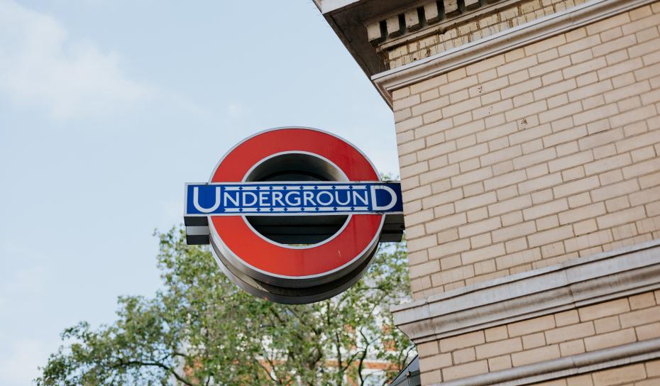 underground sign in London