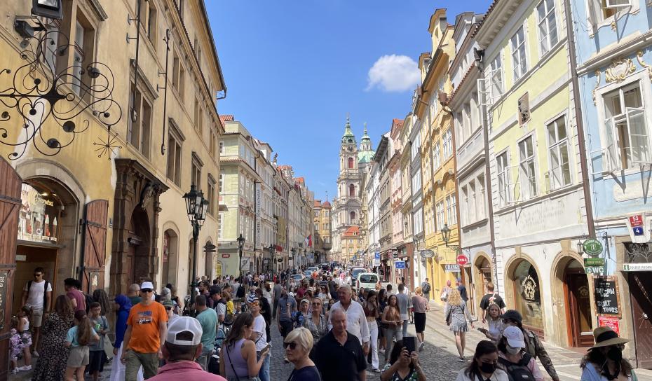 Prague city street