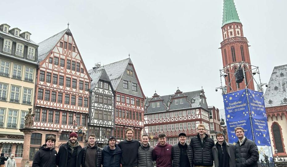 Group of students in Frankfurt