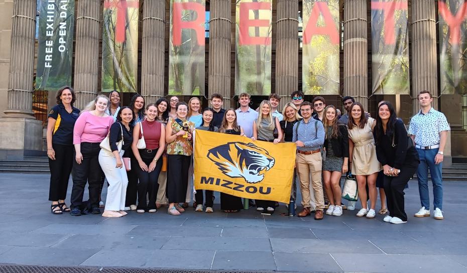 Group photo in Australia