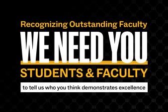 faculty excellence award graphic