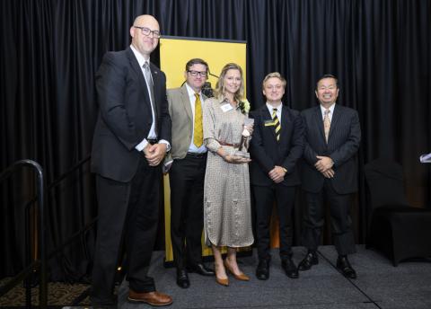 Robert J. Trulaske, Sr. induction ceremony