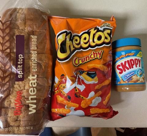 Dr. P favorite snacks ingredients 