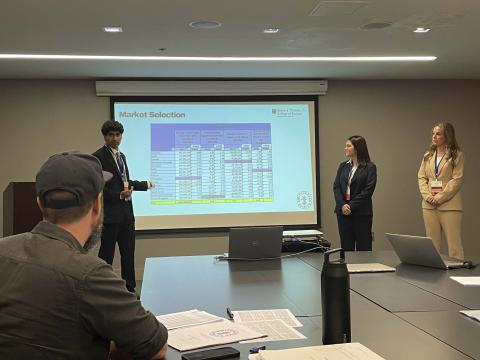 Trulaske student at nasbite competition