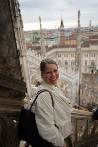 Laura McArthur in Italy