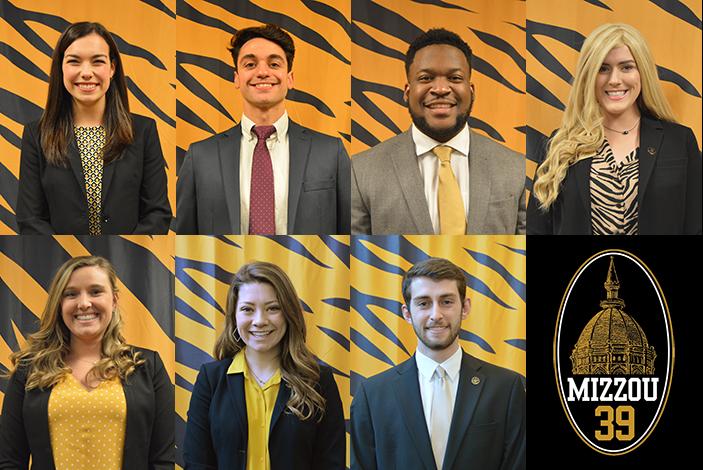 Image: Composite of all 2020 Mizzou '39 recipients from Trulaske