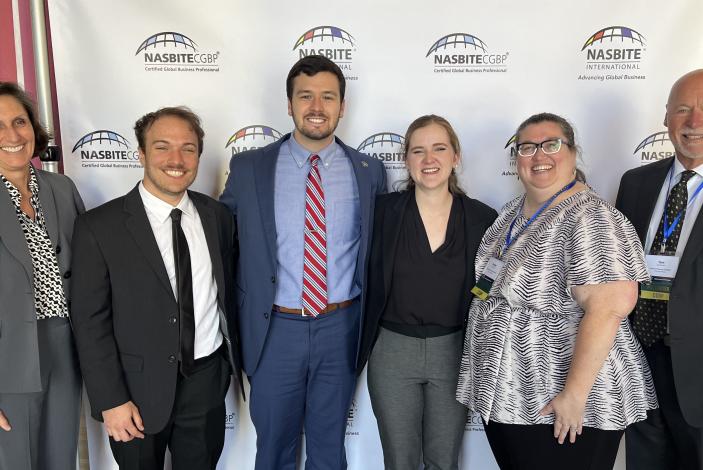 Photo: The MU contingent at the 20204 NASBITE International Conference.