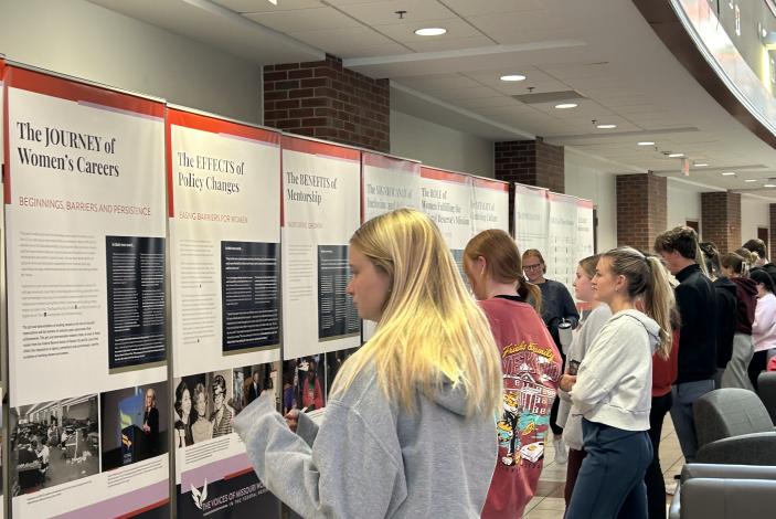 Women in the Federal Reserve in Missouri exhibit