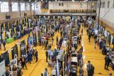 Students gathered at the Trulaske College of Business Career Fair