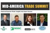 Collage of 4 panelist headshots from the "Mid America Trade Summit Exporter Panel: Insights into Export Success