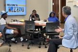 Dean meets with students from City of Refuge