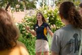 Summer Welcome Leader with her group