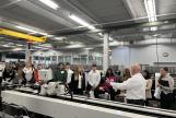 Students meeting with a Sunnen Rep