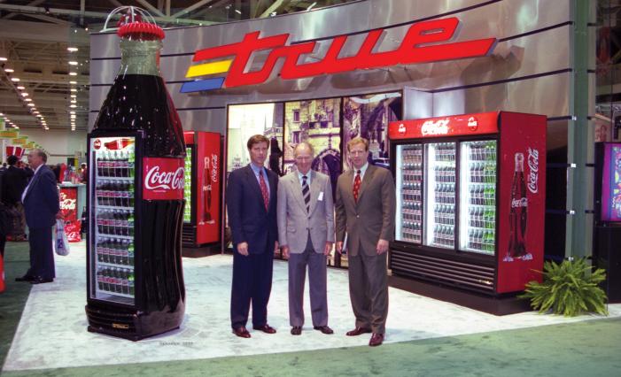 Image: Robert Trulaske, Sr., with sons Robert Trulaske, Jr. and Steven Trulaske.