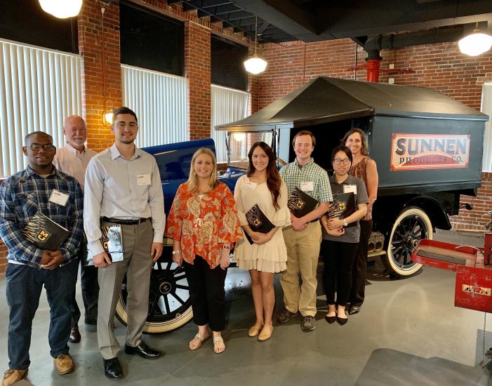 Image of International Trade Center fall interns at Sunnen Products Company Visit