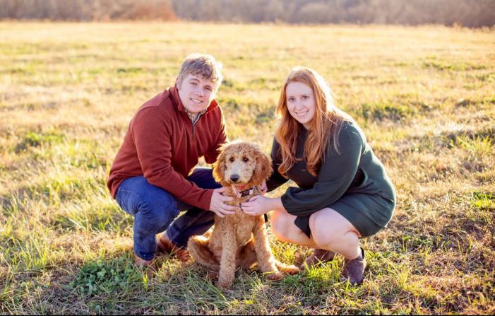 Jordan Duenckel and his fiancée