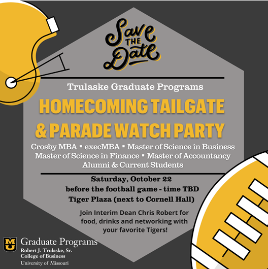 Homecoming Tailgate Save the Date